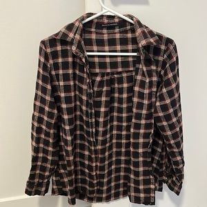 Brandy Melville Plaid Shirt. One Size.